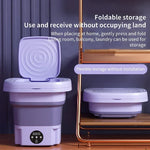 Foldable Mini Washing Machine with Dryer